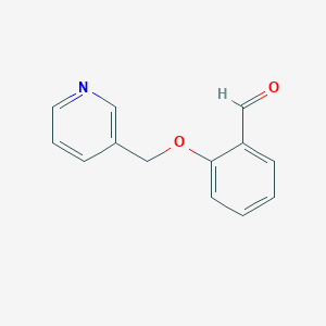 molecular formula C13H11NO2 B1309692 2-(Pyridin-3-ylmethoxy)benzaldehyde CAS No. 114483-63-5