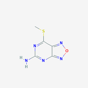 7-(Methylsulfanyl)[1,2,5]oxadiazolo[3,4-d]pyrimidin-5-amine