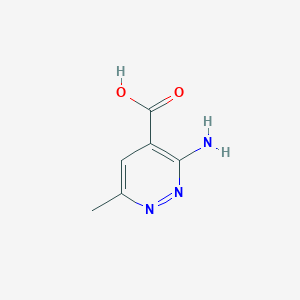 3-Amino-6-methylpyridazine-4-carboxylic acid