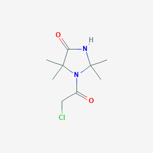 1-(2-Chloroacetyl)-2,2,5,5-tetramethylimidazolidin-4-one