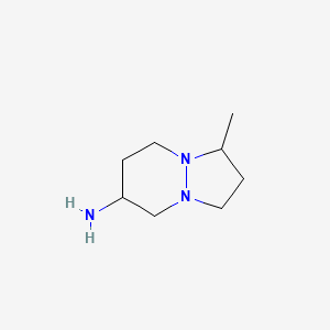 1-Methylhexahydro-1H-pyrazolo[1,2-a]pyridazin-6-amine