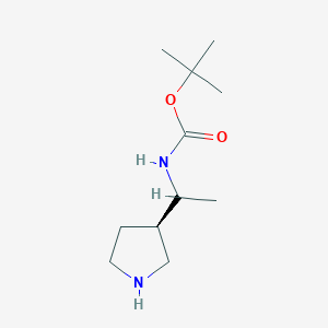 (3R)-3-(1-(Boc-amino)ethyl)-pyrrolidine