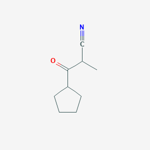 3-Cyclopentyl-2-methyl-3-oxopropanenitrile