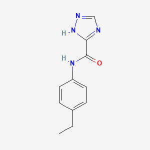 N-(4-ethylphenyl)-1H-1,2,4-triazole-5-carboxamide