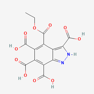 4-(Ethoxycarbonyl)-2H-indazole-3,5,6,7-tetracarboxylicacid