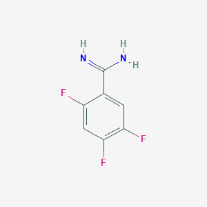 molecular formula C7H5F3N2 B1309715 2,4,5-三氟苯甲酰胺 CAS No. 764648-43-3