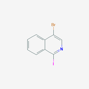 molecular formula C9H5BrIN B13097173 4-Bromo-1-iodoisoquinoline CAS No. 927800-97-3