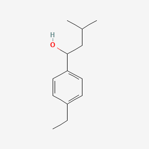 1-(4-Ethylphenyl)-3-methylbutan-1-ol