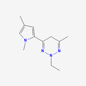 4-(1,4-Dimethyl-1H-pyrrol-2-yl)-2-ethyl-6-methyl-2,5-dihydro-1,2,3-triazine