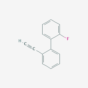 molecular formula C14H9F B13097299 2-Ethynyl-2'-fluoro-1,1'-biphenyl 