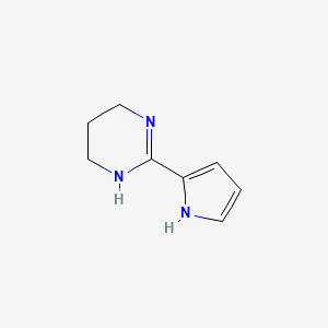 molecular formula C8H11N3 B13097355 2-(1H-Pyrrol-2-yl)-1,4,5,6-tetrahydropyrimidine 