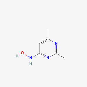 N-(2,6-dimethylpyrimidin-4-yl)hydroxylamine