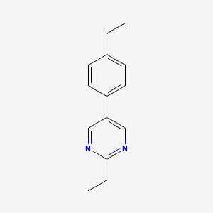 2-Ethyl-5-(4-ethylphenyl)pyrimidine