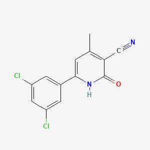 6-(3,5-Dichlorophenyl)-4-methyl-2-oxo-1,2-dihydropyridine-3-carbonitrile