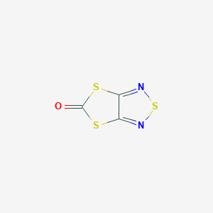 molecular formula C3N2OS3 B13097460 [1,3]Dithiolo[4,5-c][1,2,5]thiadiazol-5-one CAS No. 153139-58-3