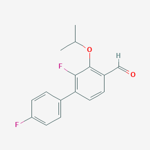 2,4'-Difluoro-3-isopropoxy-[1,1'-biphenyl]-4-carbaldehyde