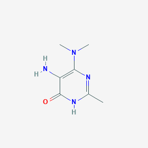 5-Amino-6-(dimethylamino)-2-methylpyrimidin-4(1H)-one