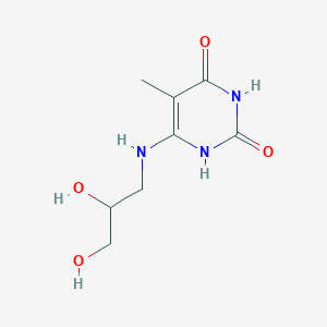 6-((2,3-Dihydroxypropyl)amino)-5-methylpyrimidine-2,4(1H,3H)-dione