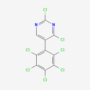 2,4-Dichloro-5-(perchlorophenyl)pyrimidine