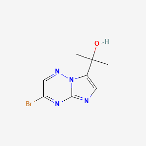 2-(3-Bromoimidazo[1,2-b][1,2,4]triazin-7-yl)propan-2-ol