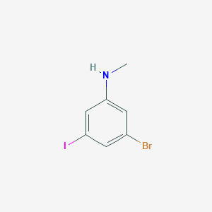 N-methyl-3-bromo-5-iodoaniline