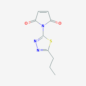 1-(5-Propyl-1,3,4-thiadiazol-2-yl)-1H-pyrrole-2,5-dione