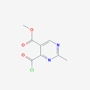 Methyl 4-(chlorocarbonyl)-2-methylpyrimidine-5-carboxylate