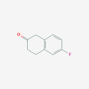 molecular formula C10H9FO B1309758 6-氟-3,4-二氢萘-2(1H)-酮 CAS No. 29419-14-5