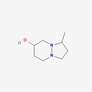 3-Methylhexahydro-1H-pyrazolo[1,2-a]pyridazin-6-ol