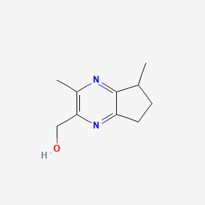 (3,5-Dimethyl-6,7-dihydro-5H-cyclopenta[B]pyrazin-2-YL)methanol