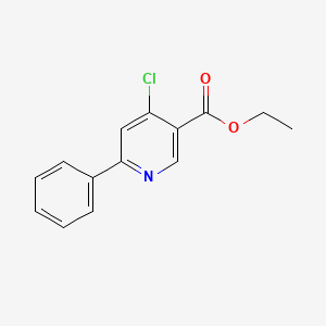 Ethyl 4-chloro-6-phenylnicotinate