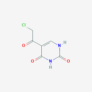 2,4(1H,3H)-Pyrimidinedione, 5-(chloroacetyl)-