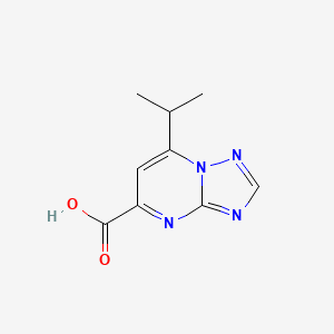 molecular formula C9H10N4O2 B1309767 7-异丙基-[1,2,4]三唑并[1,5-a]嘧啶-5-羧酸 CAS No. 878453-66-8