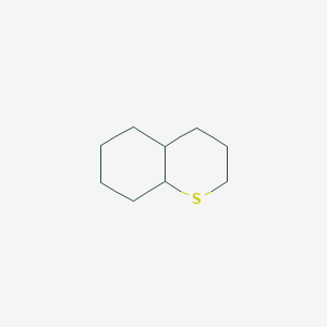 molecular formula C9H16S B13097676 Octahydro-2H-thiochromene CAS No. 29100-30-9