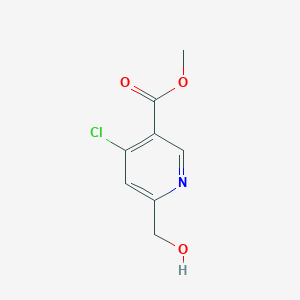 Methyl 4-chloro-6-(hydroxymethyl)nicotinate