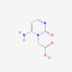 molecular formula C6H7N3O3 B13097727 (6-Amino-2-oxopyrimidin-1(2H)-yl)acetic acid CAS No. 715645-42-4