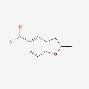 molecular formula C10H9ClO2 B1309778 2-甲基-2,3-二氢苯并呋喃-5-甲酰氯 CAS No. 55746-01-5