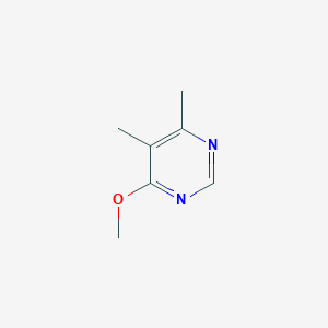 molecular formula C7H10N2O B13097816 4-Methoxy-5,6-dimethylpyrimidine 