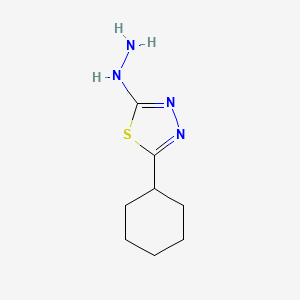 2-Cyclohexyl-5-hydrazinyl-1,3,4-thiadiazole