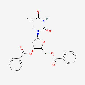 ((2R,3R,5S)-3-(Benzoyloxy)-5-(5-methyl-2,4-dioxo-3,4-dihydropyrimidin-1(2H)-yl)tetrahydrofuran-2-yl)methyl benzoate