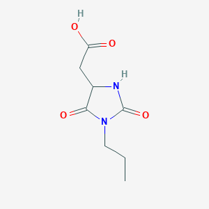 (2,5-Dioxo-1-propyl-imidazolidin-4-yl)-acetic acid