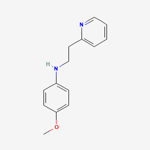 molecular formula C14H16N2O B1309807 (4-甲氧基-苯基)-(2-吡啶-2-基-乙基)-胺 CAS No. 55496-58-7