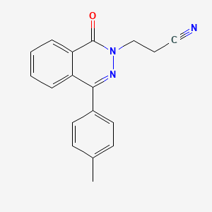 3-(1-Oxo-4-p-tolylphthalazin-2(1h)-yl)propanenitrile