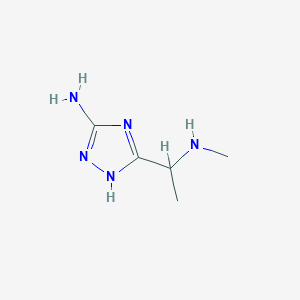 5-(1-(Methylamino)ethyl)-1H-1,2,4-triazol-3-amine