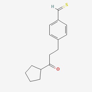 Cyclopentyl2-(4-thiomethylphenyl)ethylketone