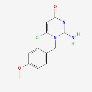 6-Chloro-2-imino-1-(4-methoxybenzyl)-2,3-dihydropyrimidin-4(1H)-one