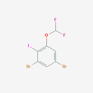 1,5-Dibromo-3-difluoromethoxy-2-iodobenzene