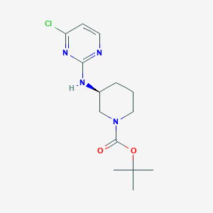 (S)-tert-butyl 3-((4-chloropyrimidin-2-yl)amino)piperidine-1-carboxylate