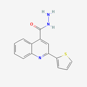 B1309856 2-(Thiophen-2-yl)quinoline-4-carbohydrazide CAS No. 39072-28-1