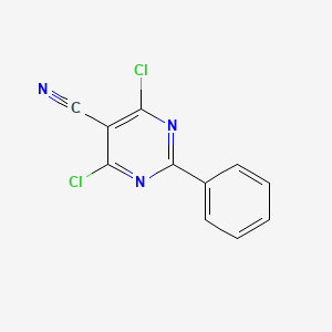 4,6-Dichloro-2-phenylpyrimidine-5-carbonitrile